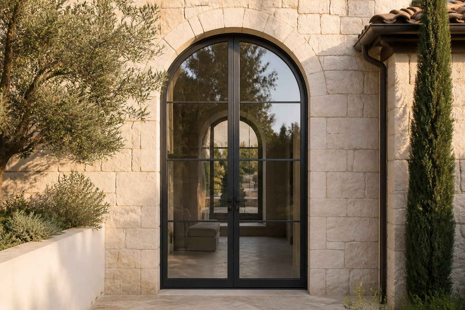 VLX 100 Arched / Custom Door in Lauderhill, FL | TruePane Windows & Doors - detail 3