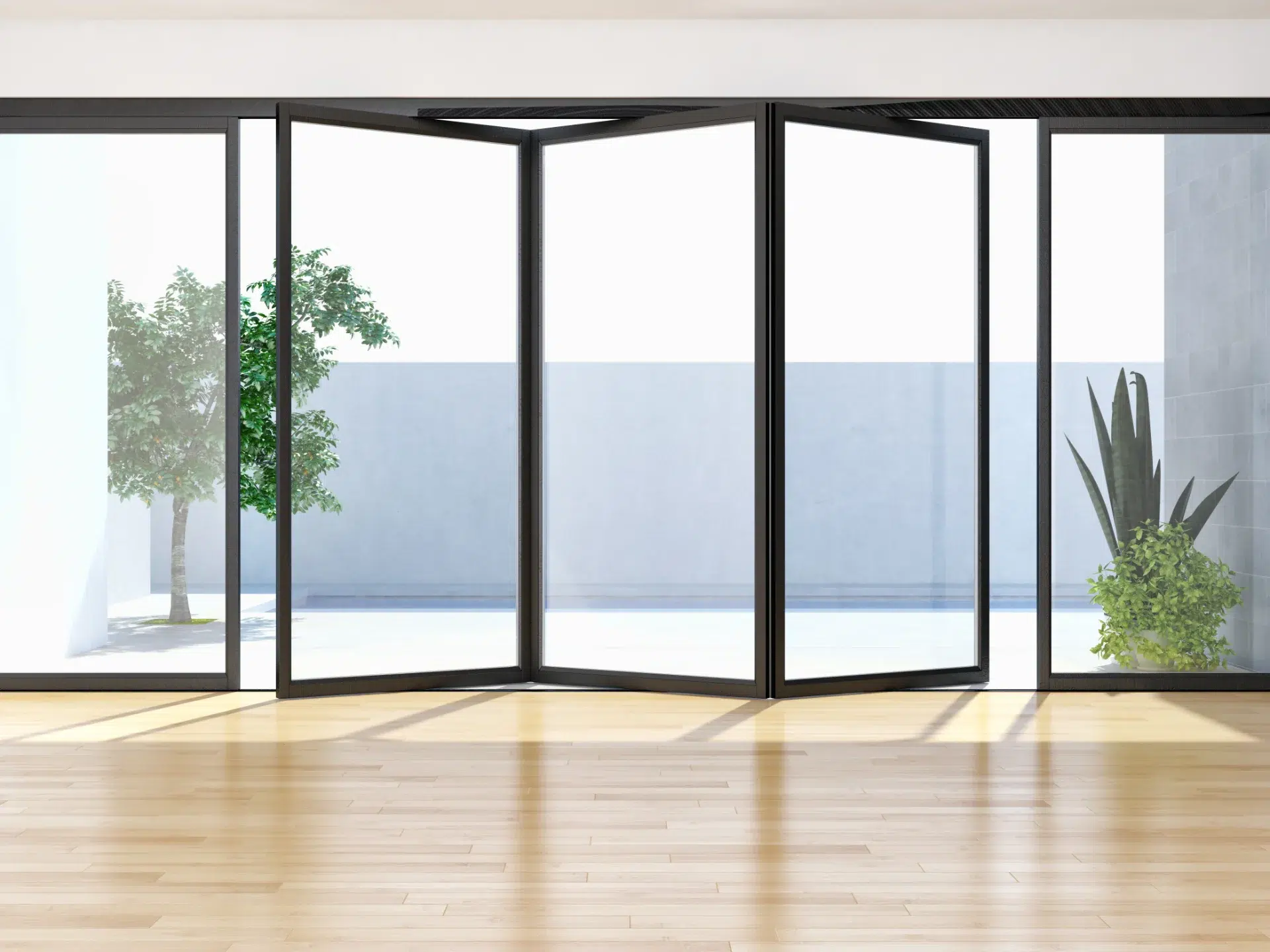 VLX 100 Bifold / Folding Door in Lauderhill, FL | TruePane Windows & Doors - detail 1