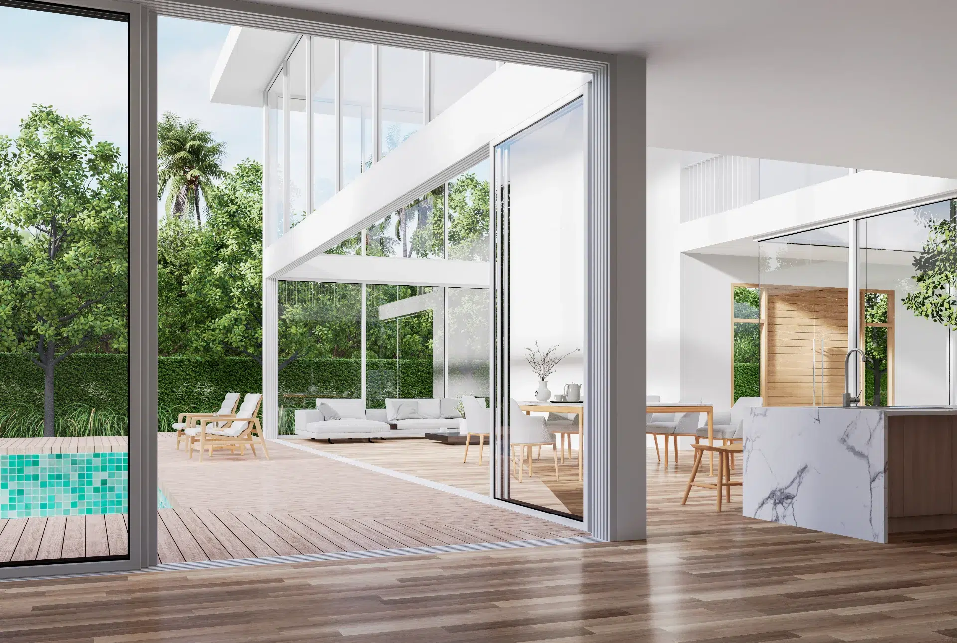 VLX 138 Panoramic Sliding Door in Lauderhill, FL | TruePane Windows & Doors - detail 1