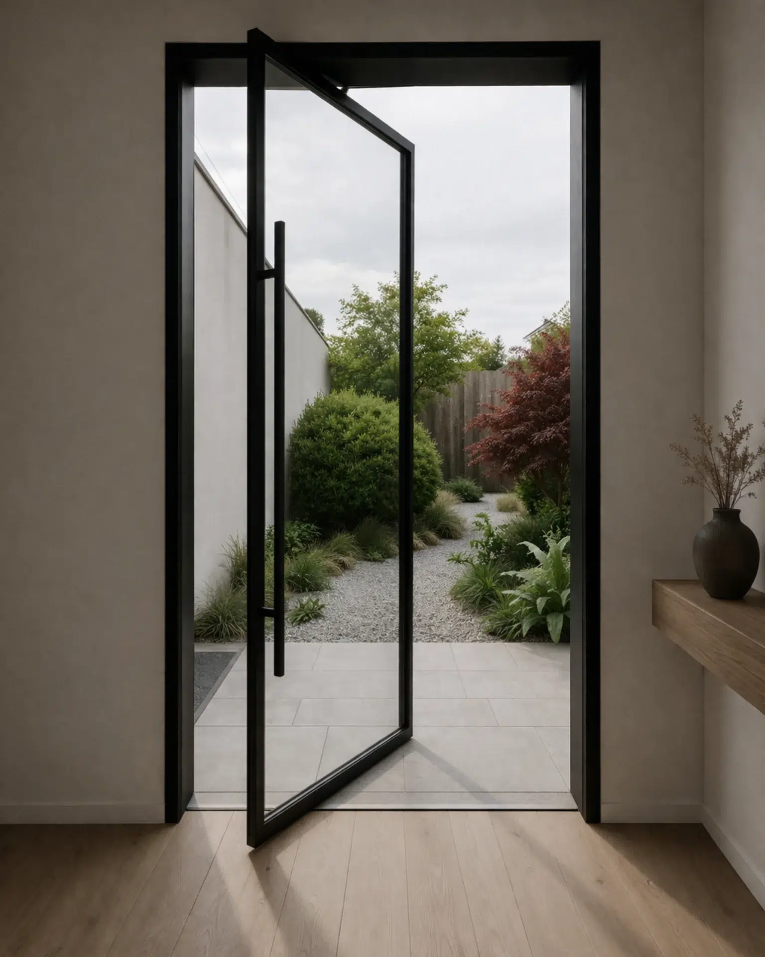VLX 100 Pivot Door in Lauderhill, FL | TruePane Windows & Doors - detail 1